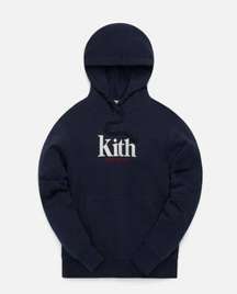 NWT Kith Women Jane New York Hoodie II Nocturnal Navy Dark Blue Sweatshirt