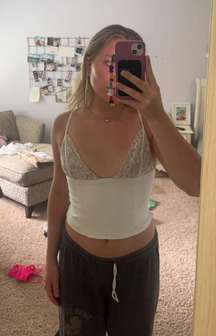 White Crop Top