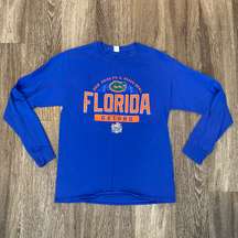 Unisex  Blue Florida Gators Long Sleeve Shirt - M