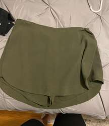 Army Green Skort