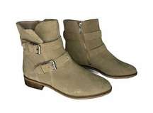 BP. Riley Buckle Strap Bootie sand suade 6 NEW $90