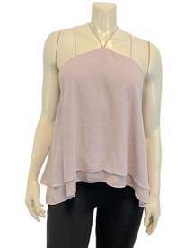 WREN & WILLA Solari Halter Large Top Blouse