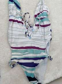 Emilio Pucci Halter One-Piece Swimsuit Size 40