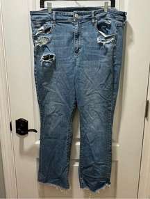 American Eagle Hi-Rise Skinny Kick Crop Jeans Size 18