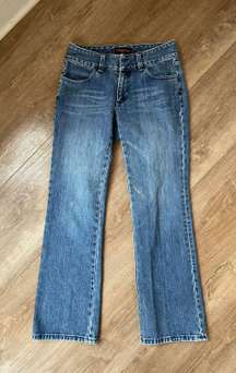 Denim Bootcut Flare jeans 100% cotton Distressed Women’s size 6