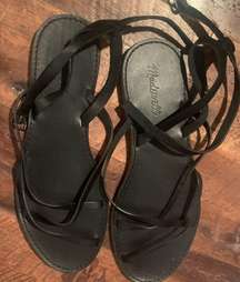 Madewell strappy sandals size 10