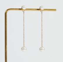 Altars State Dangly Pearl Earrings 