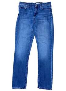 DKNY Jeans Blue Denim Straight Leg Mid Rise Stretch 4 x 30 Pants