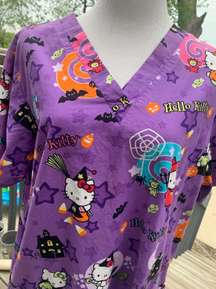 halloween Scrub Top