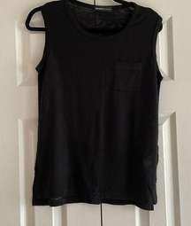 Michelle by Commune Women’s Black Pocket Tank Top