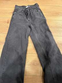 Black Straight Leg Jeans