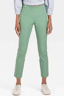 A New Day | Green Skinny Leg Pants Elastic Waist Size Medium