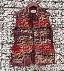 Elizabeth Jenkins Taos, New Mexico artisan handwoven vest