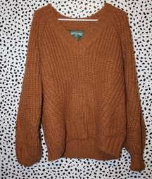 Brown Sweater Oversized