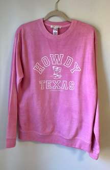 Loveshackfancy Pink Texas Sweatshirt 