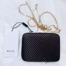 Reiss ACORN CRYSTAL EMBELLISHED CARD CASE - Bronze