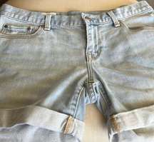 Gap 1969 gap jeans shorts 27 color light blue  length 13