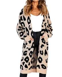 Cheetah Print Cardigan 