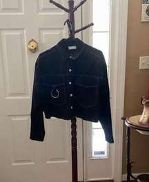 TEN SIXTY SHERMAN BLACK DENIM JACKET SIZE XL