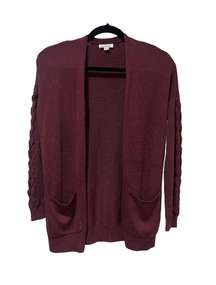 Maroon Cardigan (XS)