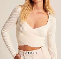 NWT Abercrombie Luxeloft Slim Wrap Sweater