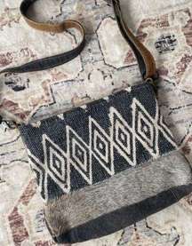 Boho Southwest Aztec crossbody bag Country Western Azure Artsy Myra Bag NEW