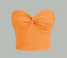 orange tube top