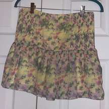 Harper Wren yellow mini skirt