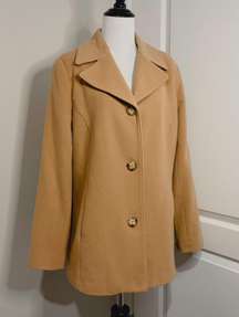 Wool Camel Coat