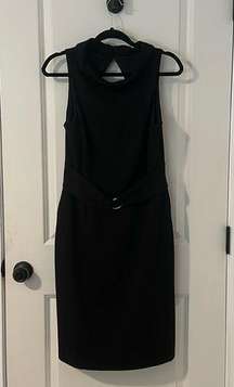 White House Black Market fully lined  black dress size 10