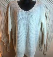 Exlura White Sweater. Size Small. Alpaca blend