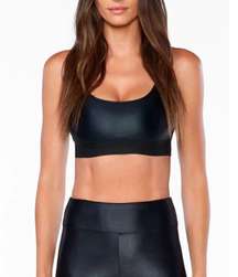 Koral Racerback Athletic Bra Black