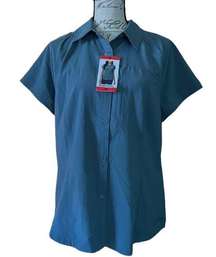 32 Degrees Cool Outdoor Performance Button Front Shirt Medium