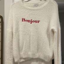 Bonjour sweater