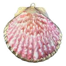 Shell Pendant Dipped In Gold