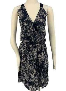 Fred David Black & Cream Sleeveless Date Night Cocktail Party Dress [Med] New