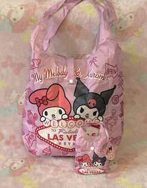 My Melody & Kuromi Authentic  “Las Vegas” tote & mini tote, bag set (NEW)