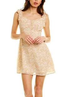 Harper Tie Strap floral Mini dress, M, NWT