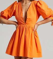 Zandra Mini Dress Orange