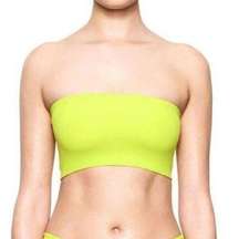 Skims Women's Daffodil Neon Fits Everybody Bandeau Bra L NWT