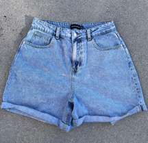 High Waisted Denim Shorts