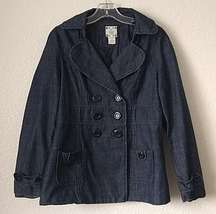 LADIES' Basic Edge Clothing Denim Blazer large