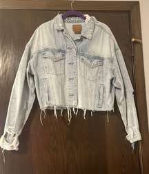 Outfitters Cropped Denim Jacket