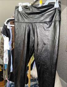 Leather leggings