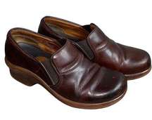 Ariat Brown Leather Clogs 7