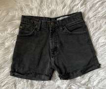 Relaxed Fit Black Shorts