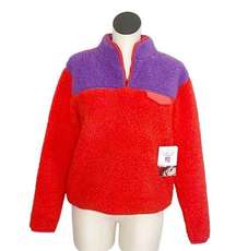 NWT Polly & Esther Color Block Fleece Jacket