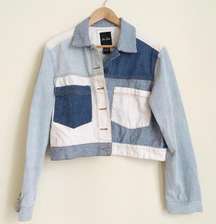 Patched Denim Jacket