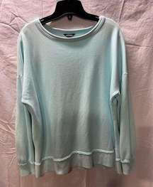 Teal Sweatshirt lightweight Size Small