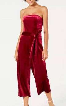 Lucy Paris Sasha Velvet Jumpsuit XS